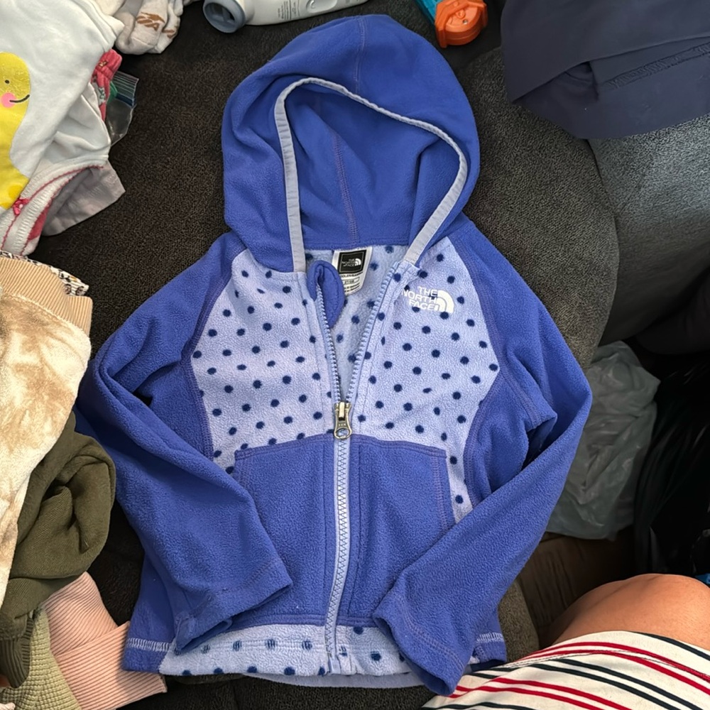 North face fleece jacket 2t girl